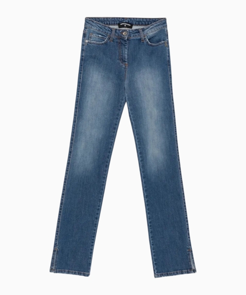 Skinny jeans with slits