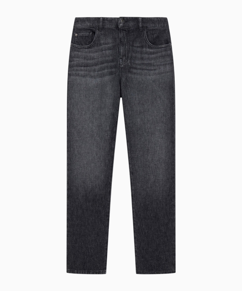 Slim-fit denim jeans with five pockets