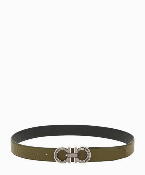 Belt with Gancini buckle
