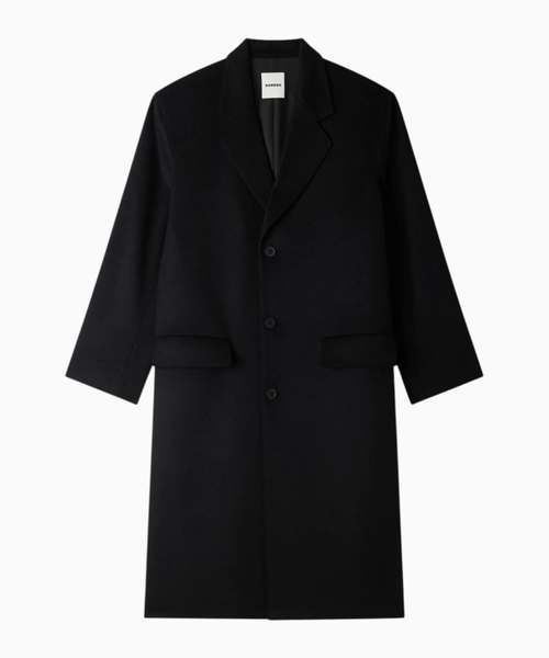 Wool and cashmere coat
