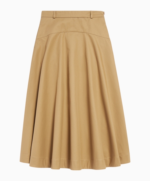 A-line cotton skirt