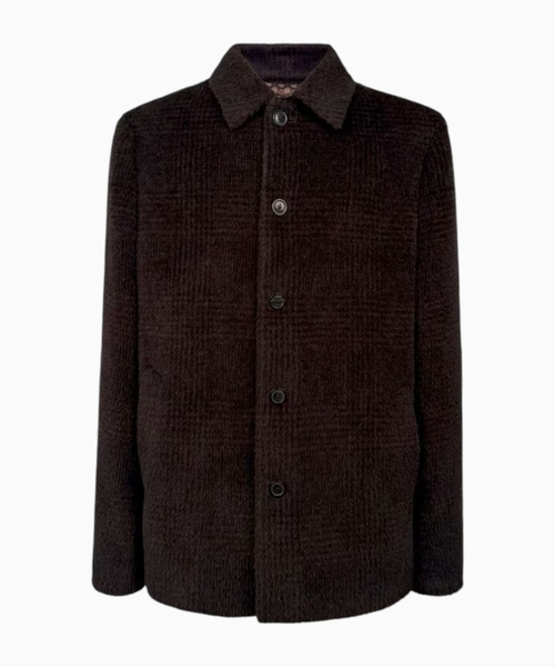 Wool and alpaca coat