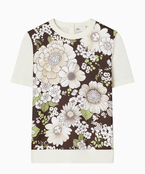 Silk and wool top