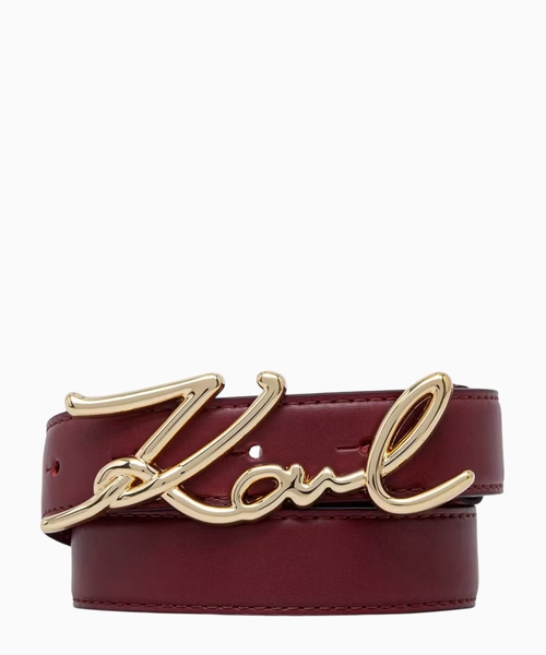 Leather belt