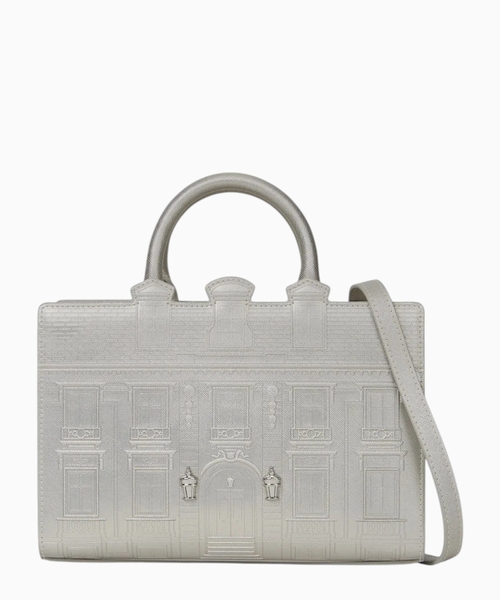 Rue St-Guillaume metallic satchel bag