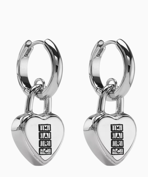 Серьги Heart Padlock