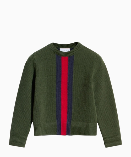 Wool jumper with Web