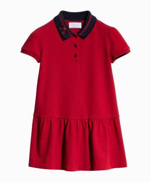 Cotton polo dress