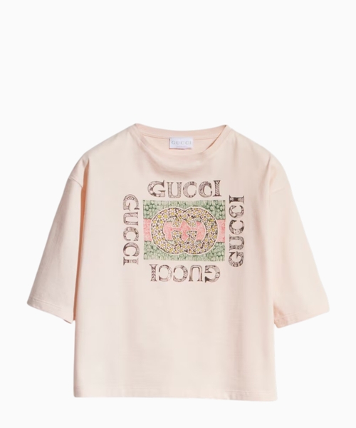 Cotton T-shirt with print