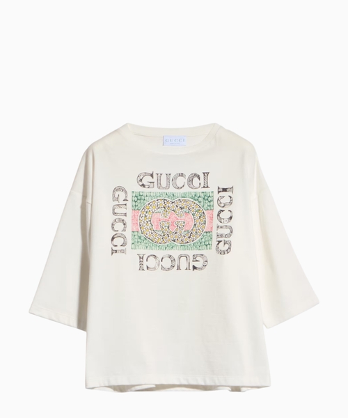 Cotton T-shirt with print