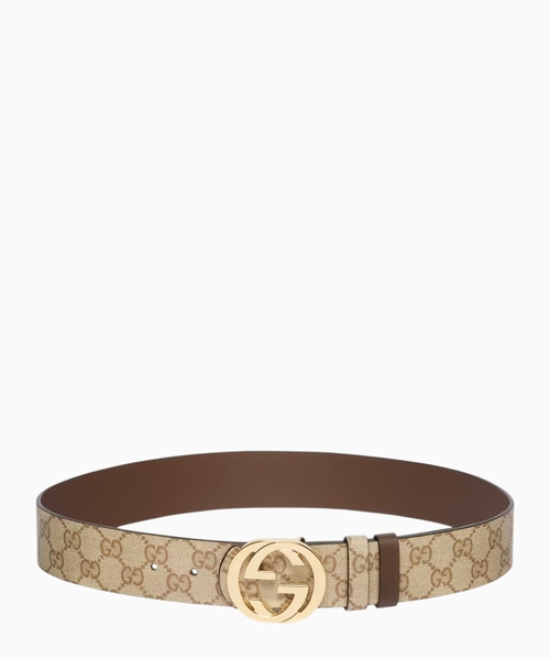 Reversible belt with Interlocking G buckle