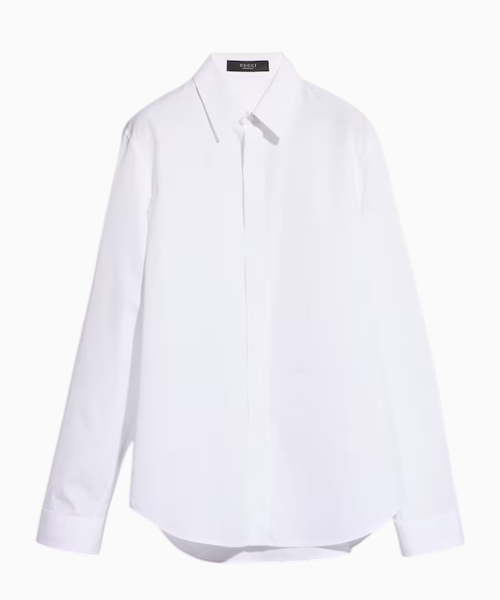 Cotton poplin shirt