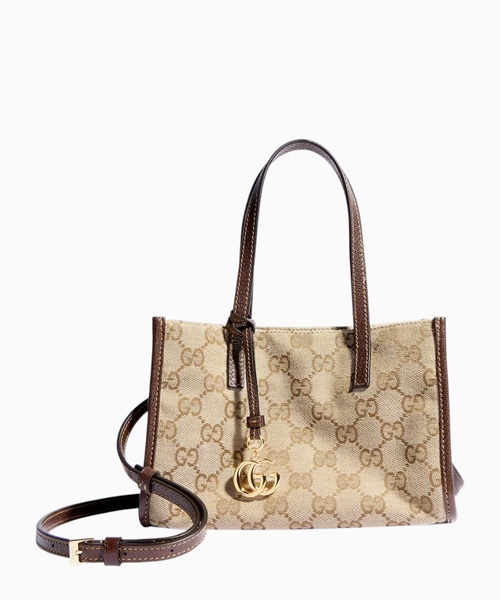 Small tote bag with Double G charm