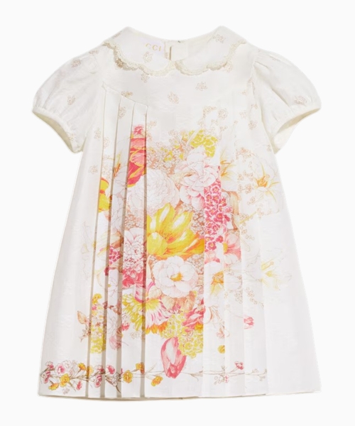 Printed GG cotton dress
