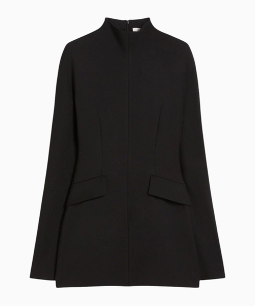 Short gabardine dress