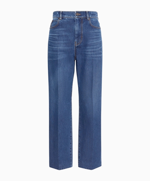 Pambıq denim şalvar