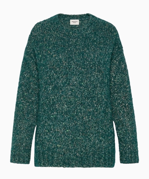 Alpaca, cotton and wool blend jumper