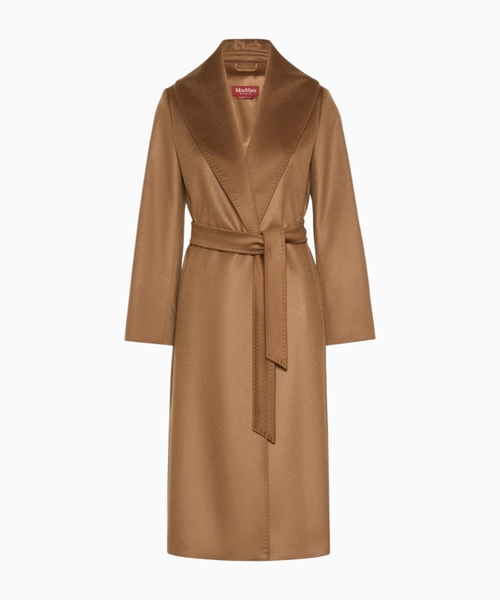 Long cashmere robe coat