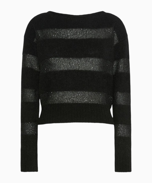 Relaxed-fit mohair yarn jumper