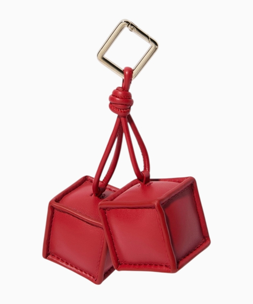 Red cube charm