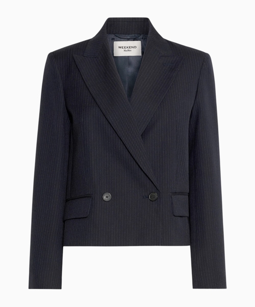 Wool and cotton gabardine jacket