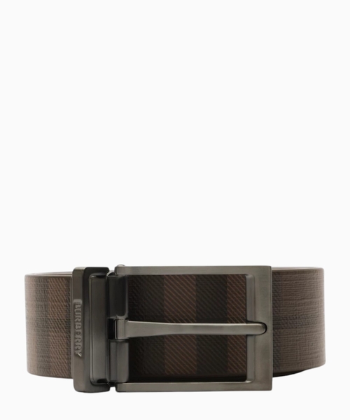 Reversible check belt