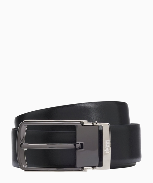 Reversible leather belt
