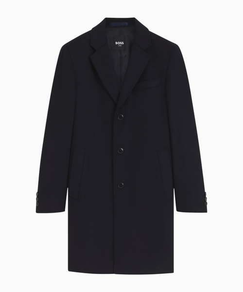 Formal coat in wool with cashmere
