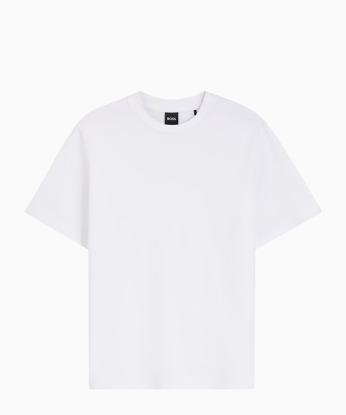 Relaxed-fit T-shirt in mercerised cotton