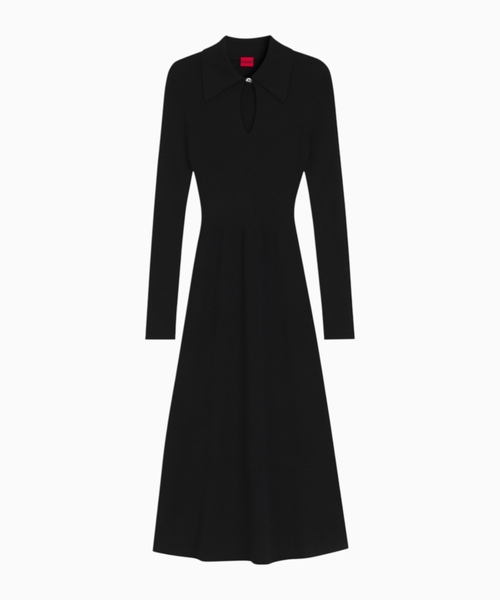Slim-fit midi dress