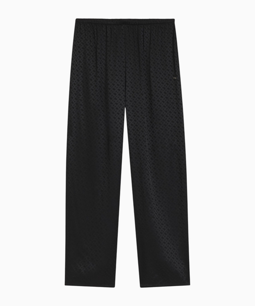 Monoqramlı sətin pijama şalvarı