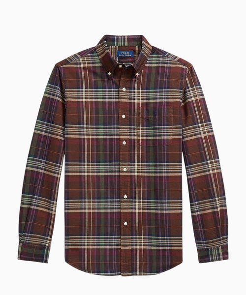 Plaid Oxford shirt