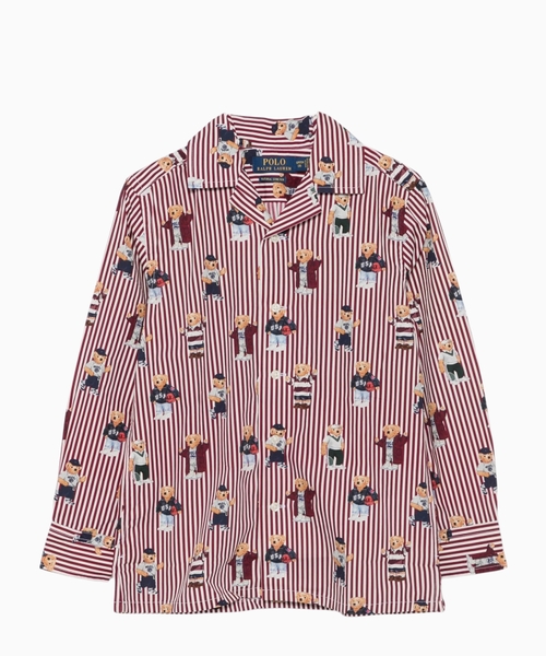 Рубашка Polo Bear в полоску