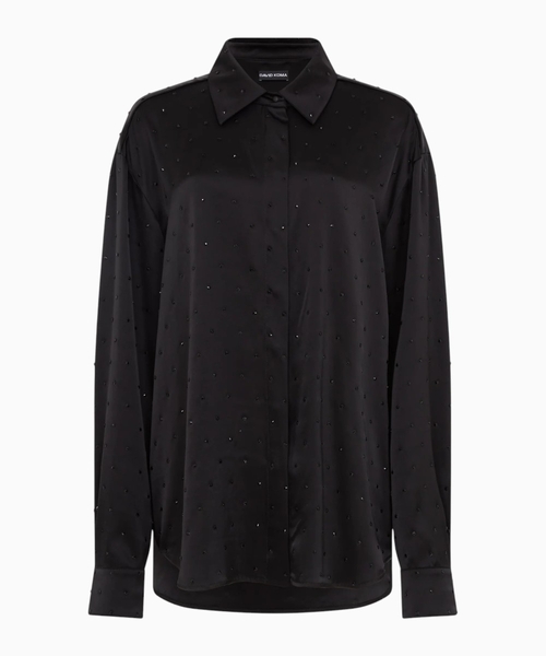 Rhinestone embellished shirt
