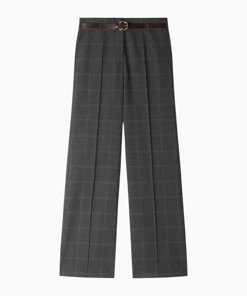 Checked trousers