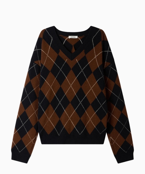 Argyle pullover