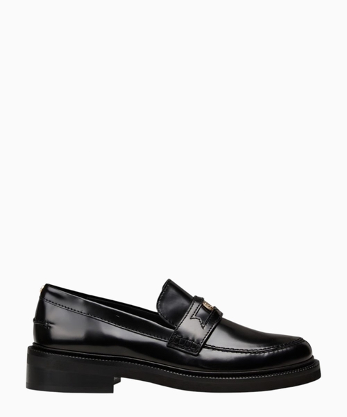Leather loafers