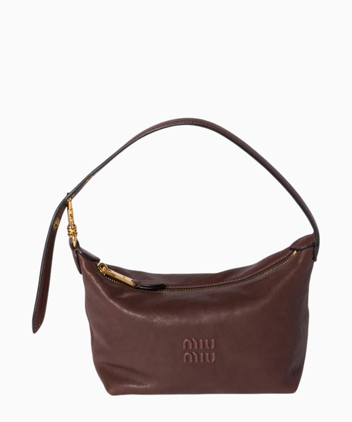 Spirit nappa leather pouch