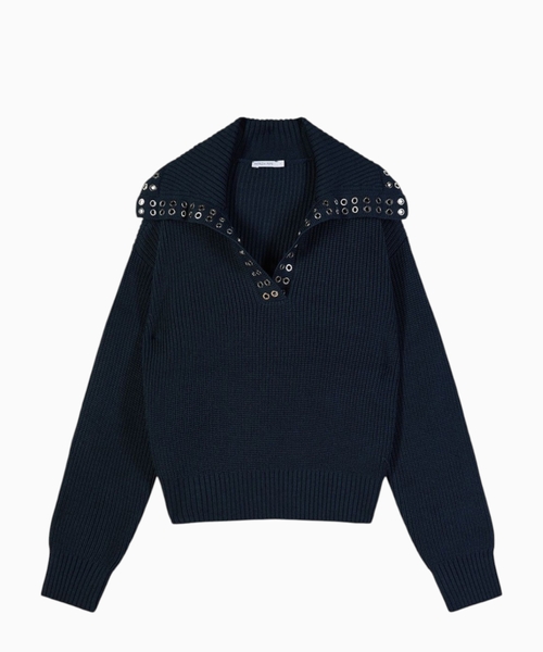 Wool-blend pullover