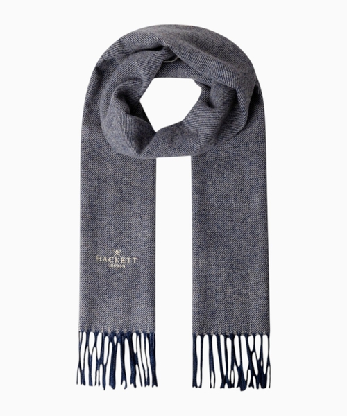 Twill wool cashmere scarf
