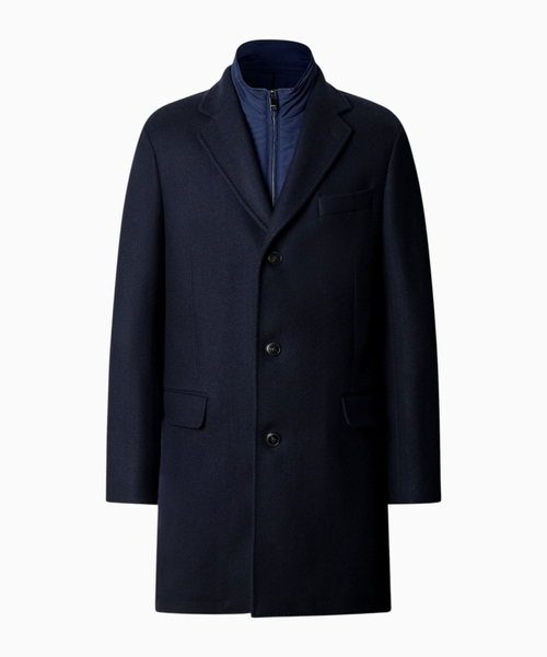 Wool-cashmere coat