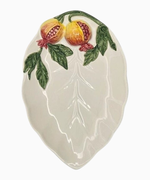 Pomegranate serving bowl