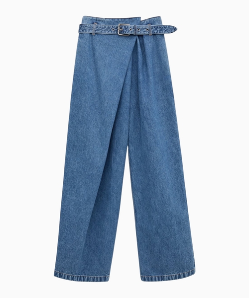 Draped jeans