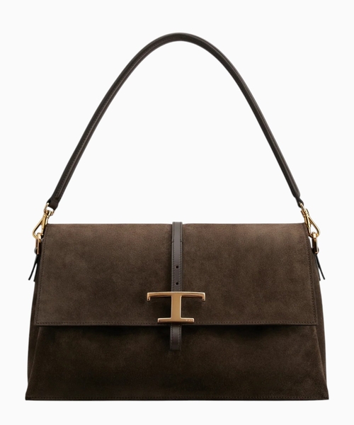 T Timeless Flap Small bag in suede