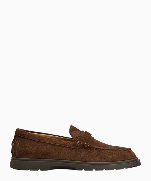 Loafers in suede