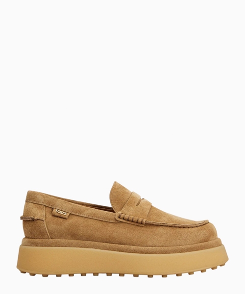 Loafers in suede