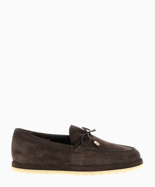 Gomma suede loafers