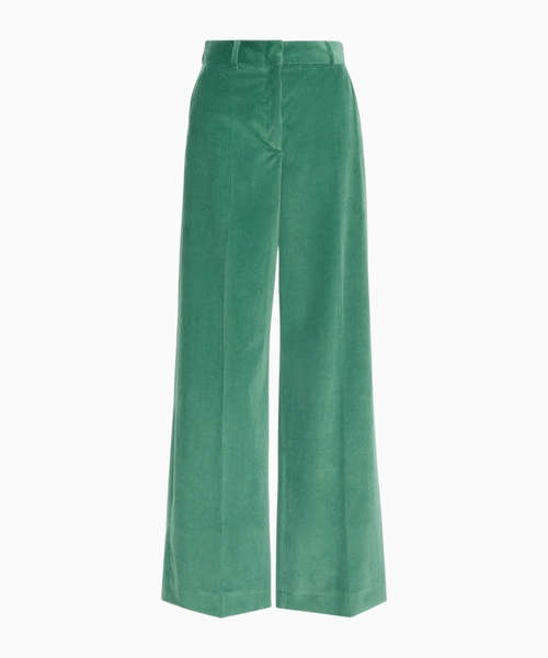 Cotton velvet trousers
