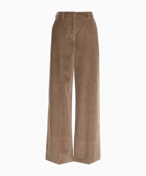 Cotton velvet trousers