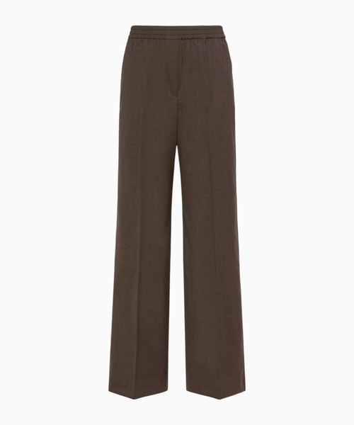 Stretch wool batavia trousers